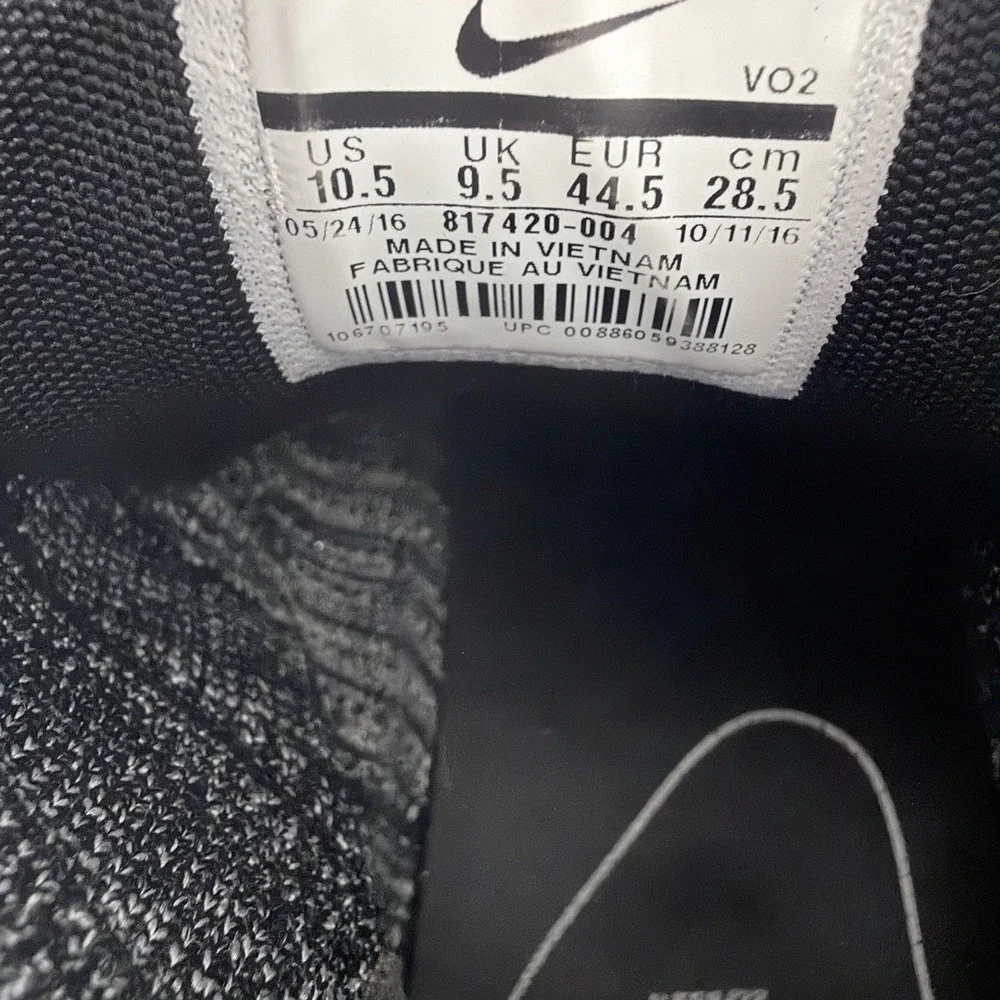Nike Air Force 1 Ultra Flyknit Mid Oreo 817420-004 Mens 10.5‎ NO STRAP